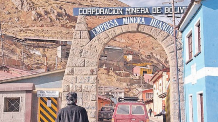 Empresa Minera de Huanuni. Foto: radio Fides