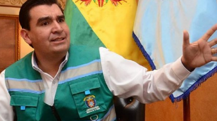 Alcalde de Cochabamba, José María Leyes. Foto: Tunari