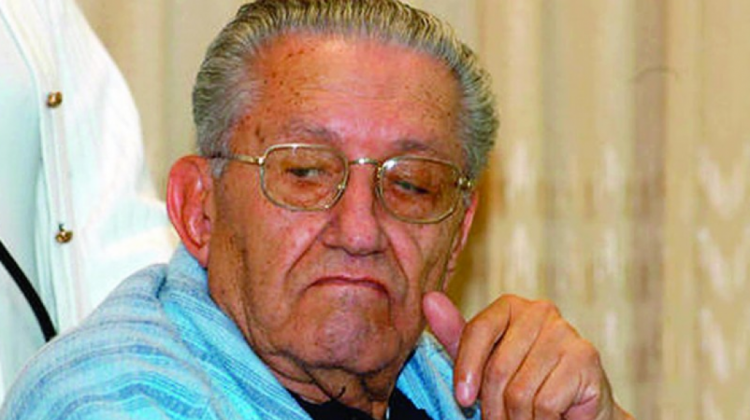 Luis García Meza cumplía una condena de 30 años de prisión. Foto: Archivo