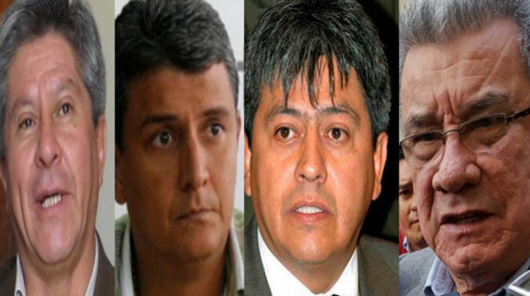 Autoridades que fueron alejadas del cargo porque tienen procesos penales en contra.