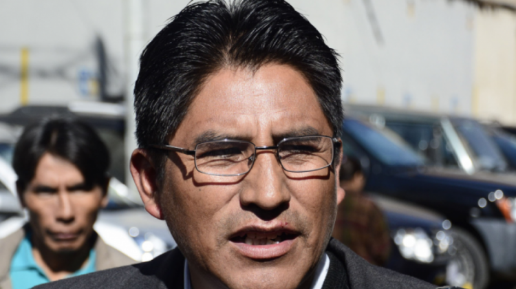 El gobernador de La Paz, Félix Patzi. Foto: GADLP