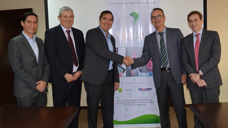 Representantes de Tich Consulting en alianza con Tecorp. Foto. RB