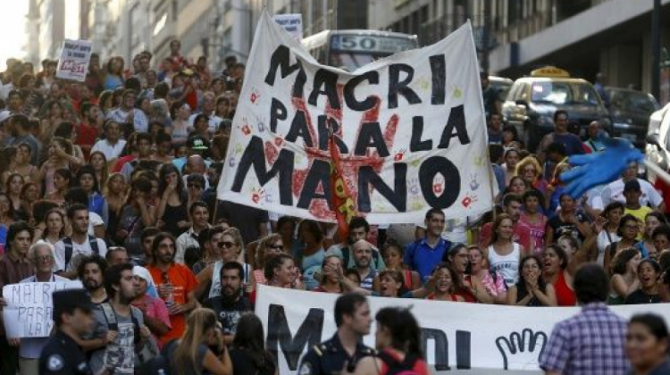 Protestas en Argentina. Foto: Telesur