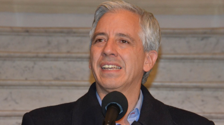 Presidente en ejercicio, Álvaro García Linera. Foto: Fides