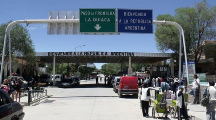Ingreso a Argentina por la frontera con Bolivia. Foto: Nuevo Diario
