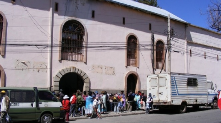 Frontis penal de San Pedro . Foto: Archivo