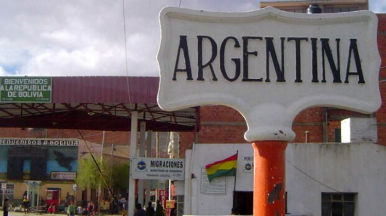 Frontera entre Bolivia y Argentina. Foto: Pan Am post