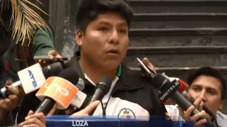 Dirigente cocalero, Leonardo Loza.