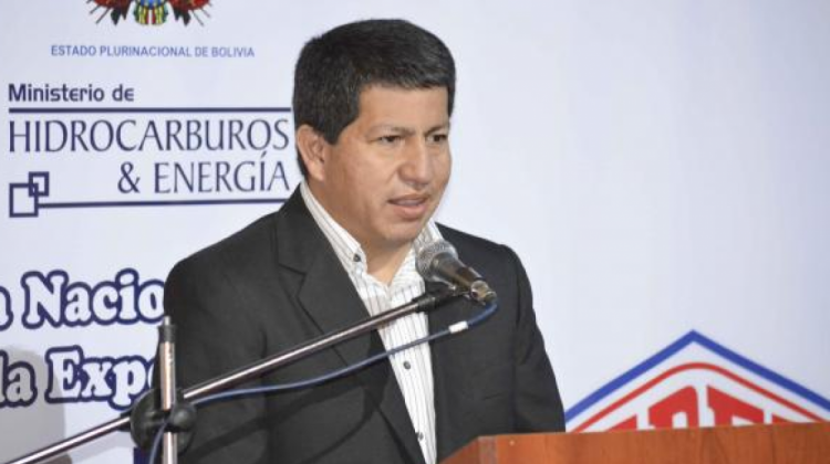 Alberto Sánchez, ministro de Hidrocarburos. Fot: cambio.bo