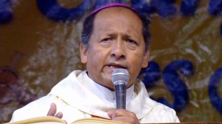 Monseñor Ricardo Centellas. Foto: Arzobispado de La Paz