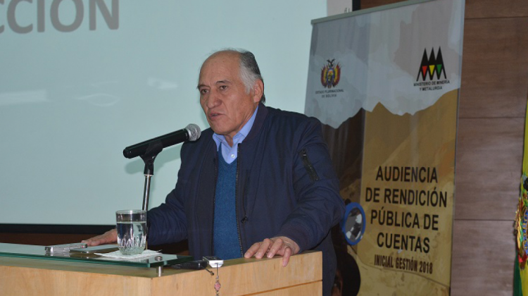 Presidente de Comibol, José Pimentel. Foto: CMB