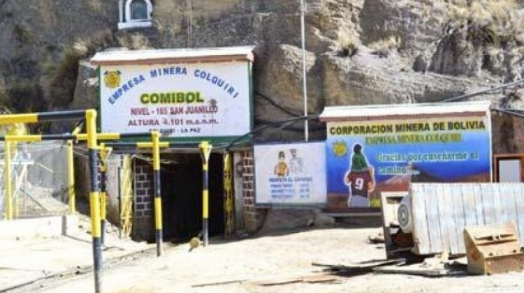 Empresa Minera Colquiri. Foto: La Patria