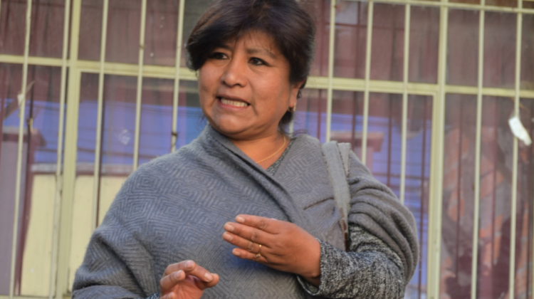Rosario Calle, la representante de la Asociación de Personas y Familiares con Cáncer. Foto: ANF