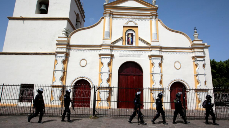 Parroquia Divina Misericordia en Managua. Foto: Reuters