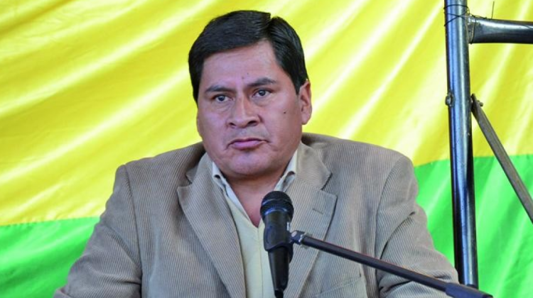 El gobernador de Potosí, Juan Carlos Sejas.  Foto: ABI
