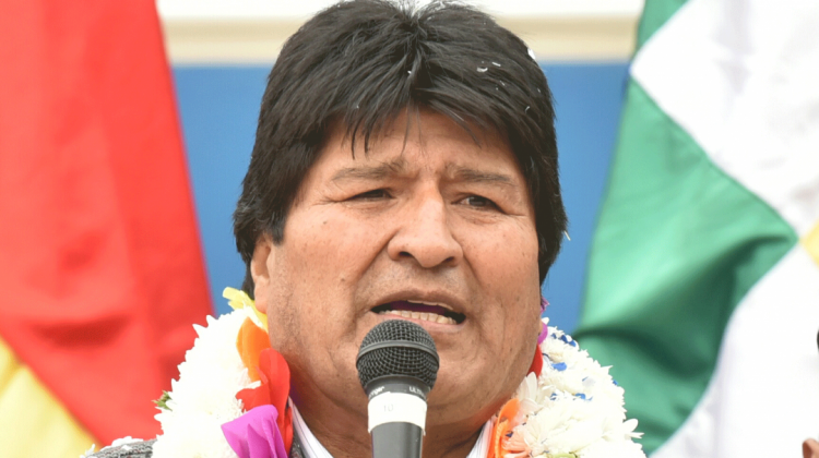 Evo Morales. Foto de archivo: ABI.