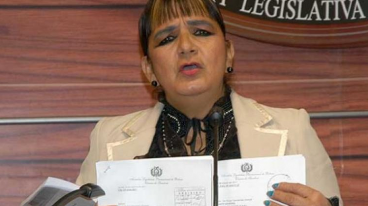 Senadora Carmen Eva Gonzales. Foto: Los Tiempos