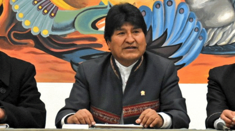 El presidente Evo Morales encabezó el gabinete ampliado. Foto: Cancillería.