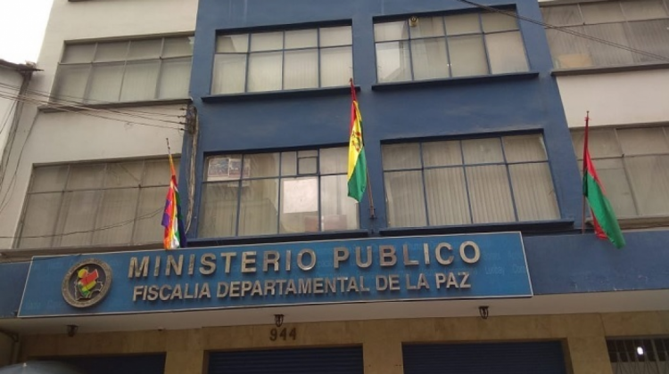 Edificio de la Fiscalía Departamental de La Paz.  Foto: ANF