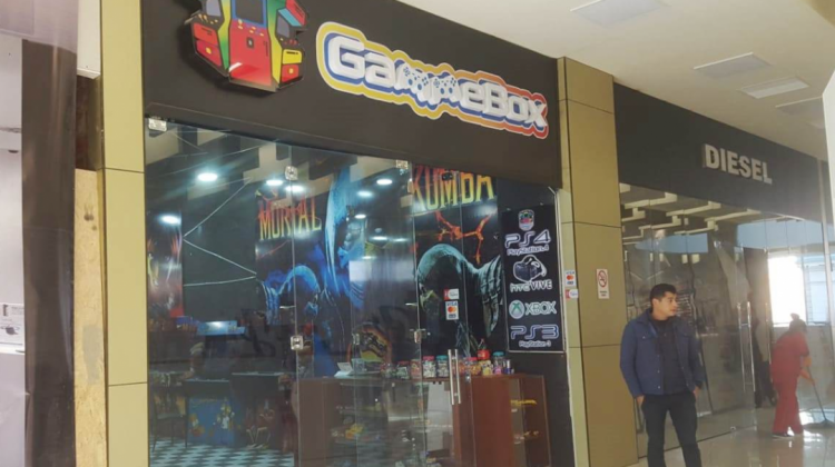 Gamebox en Las Torres Mall de La Paz. Foto: ANF