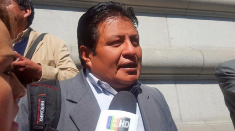 El representante de los choferes, Rubén Sánchez. Foto: ANF