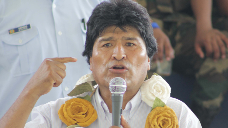 El presidente Evo Morales. Foto: Archivo