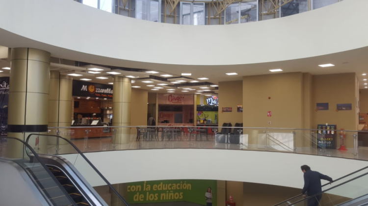 Interior de Las Torres Mall. Foto: ANF.