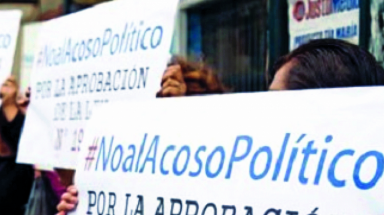 El acoso político en Bolivia: Foto: Página Siete