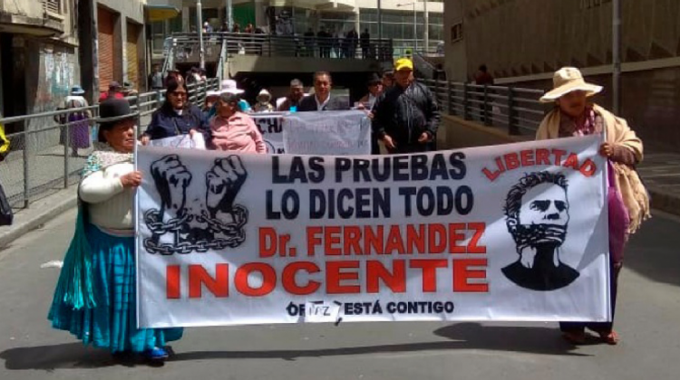 Familiares y amigos piden justicia para doctor Fernández . Foto: Archivo ANF