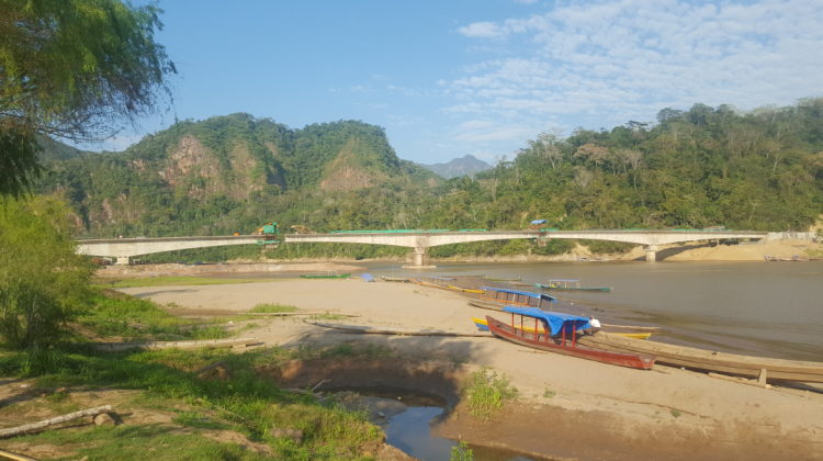 Puente visto desde Rurrenabaque. Foto: ANF