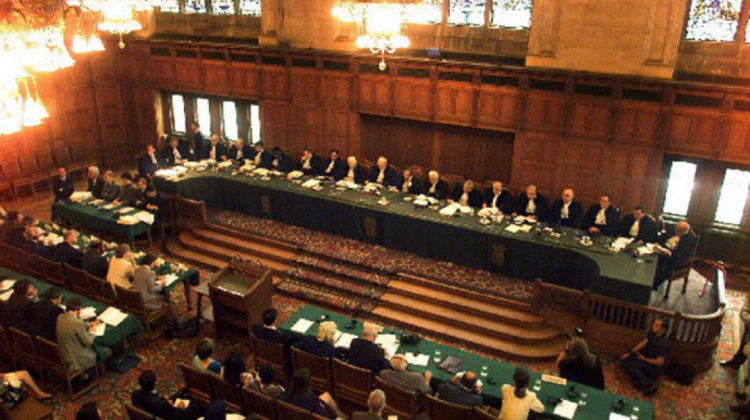 Pleno de la CIJ en La Haya. Foto: El 19 Digital