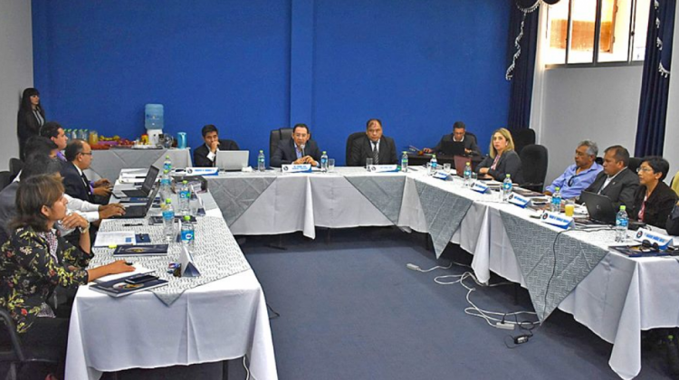 Este viernes se reunieron los fiscales de los nueve departamentos en Cochabamba. Foto: Fiscalía