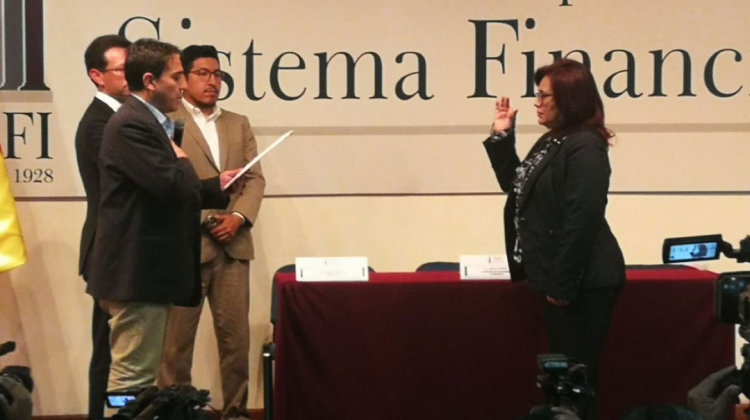 Acto de posesión de Ivette Espinoza. Foto: Ministerio de Economía.