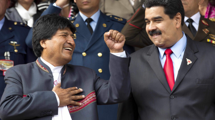 Presidentes de Bolivia y Venezuela. Foto: PanAm Post