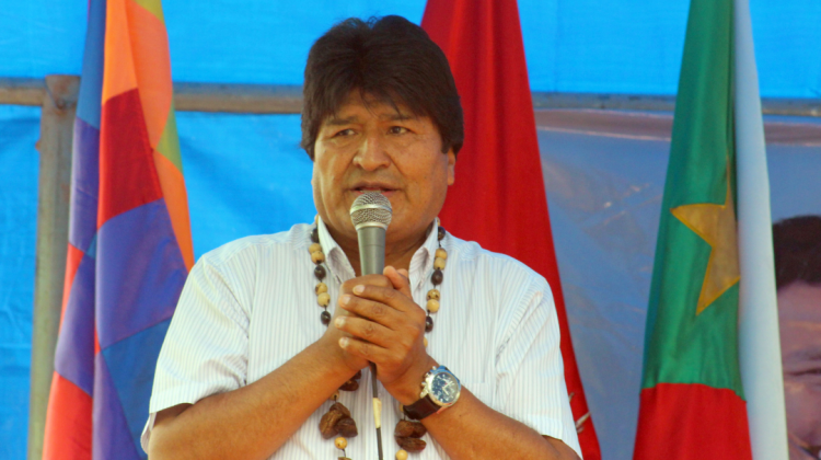 Presidente Evo Morales. Foto: Abi