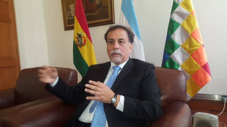 Normando Álvarez, embajador de Argentina en Bolivia. Foto: ANF