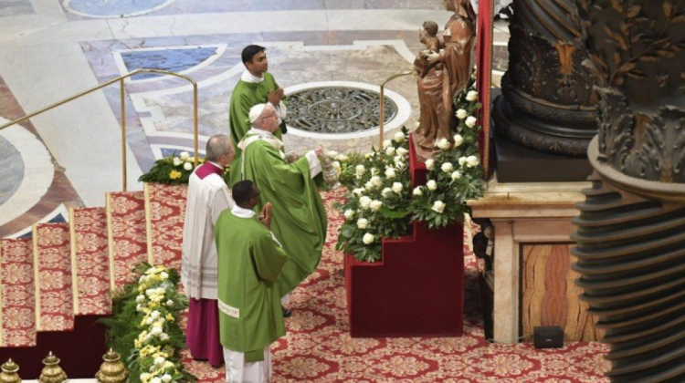El papa Francisco en el Sínodo. Foto: Vatican News