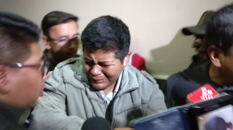 El dirigente de Adepcoca, Franclin Gutiérrez. Foto: ANF.