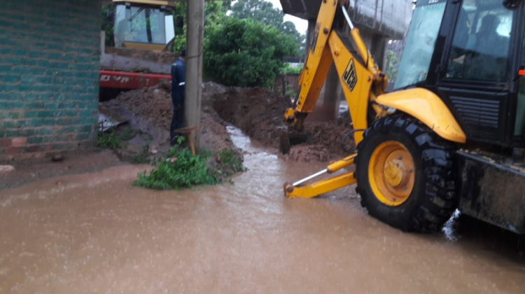 Inundación en la zona sur de Rurrenabaque. Foto: Yori Sossa.