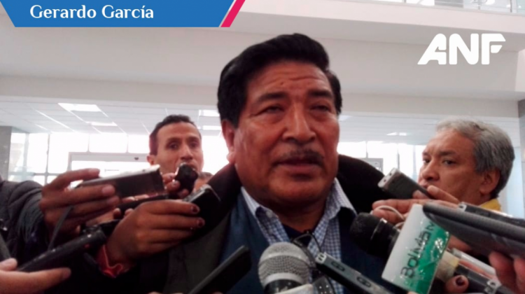 El vicepresidente del MAS, Gerardo García. Foto: ANF