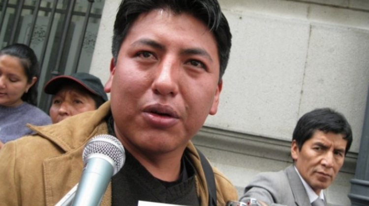 Marco Pumari, presidente de Comcipo.  Foto: El País de Tarija.
