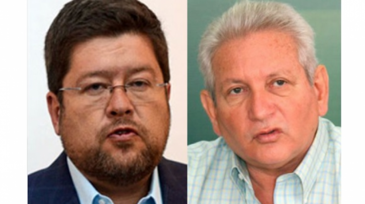 Samuel Doria Medina y Rubén Costas.   PRO
