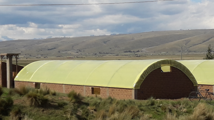 Centros de producción en el municipio de Batallas, Foto: CIPCA
