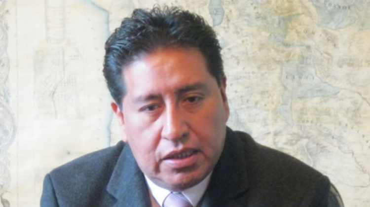 El fiscal departamental de La Paz, Williams Alave.