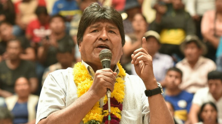 Presidente Evo Morales en Irupana . Foto: ABI