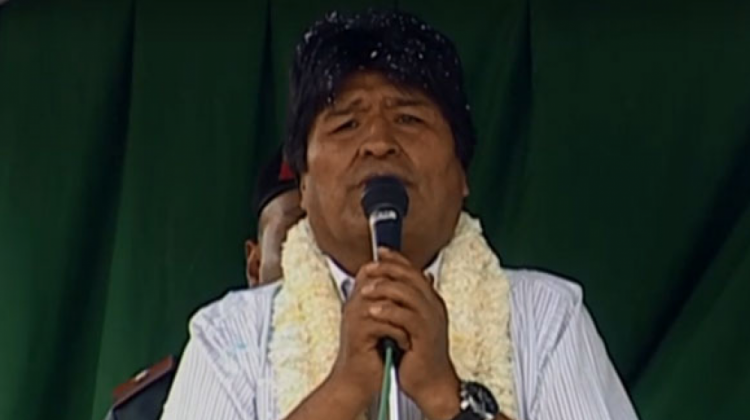 Evo Morales. Foto: BTV/Captura de pantalla.