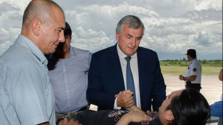 Manuel Vilca fue recibido por el Gobernador de Jujuy. Foto: Quepasajujuy