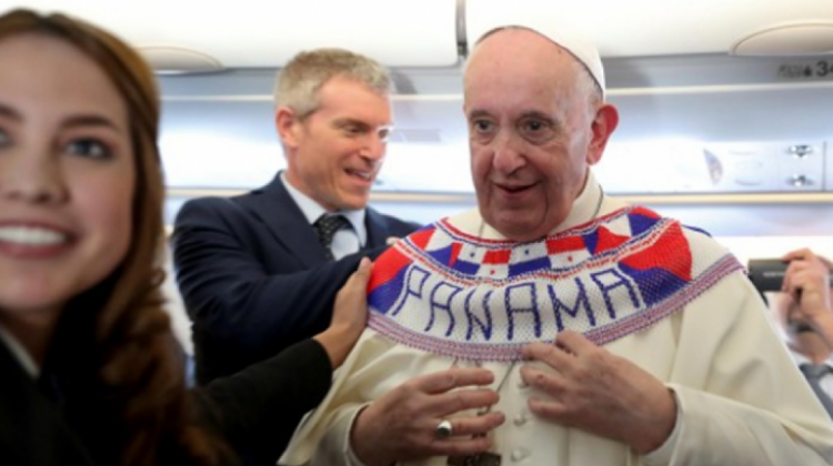 Papa Francisco en Panamá. Foto: Reuters