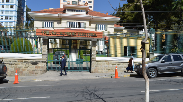 Sede del Tribunal Supremo Electoral. Foto: Cámara de Diputados