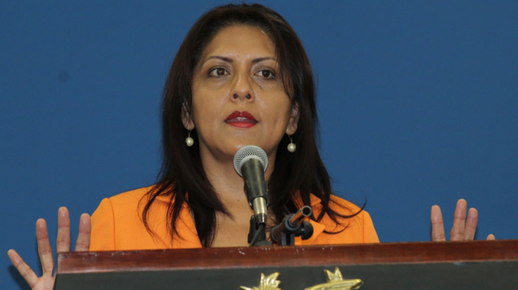 La ministra de Comunicación, Gisela López. Foto de archivo: Abi.